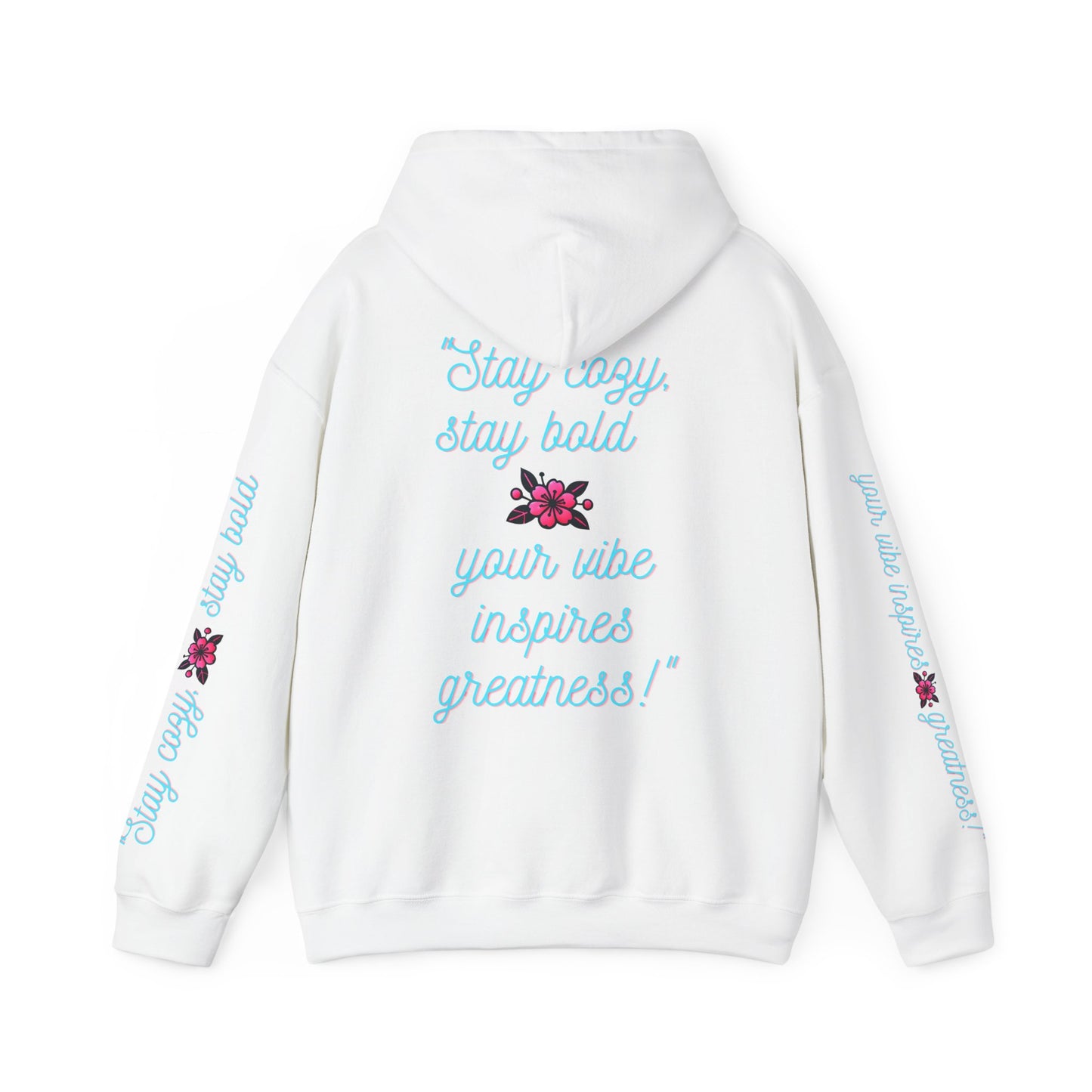 Floristic Hoodies - Stay Cozy and Bold Unisex Hooded Sweatshirt