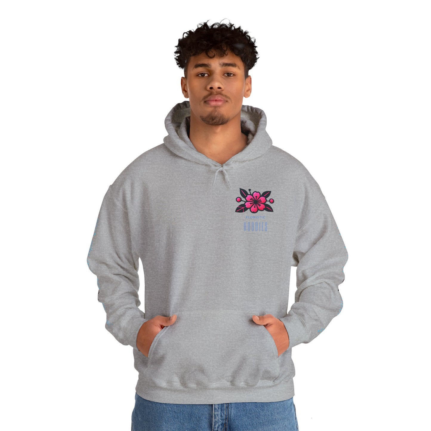 Floristic Hoodies - Stay Cozy and Bold Unisex Hooded Sweatshirt