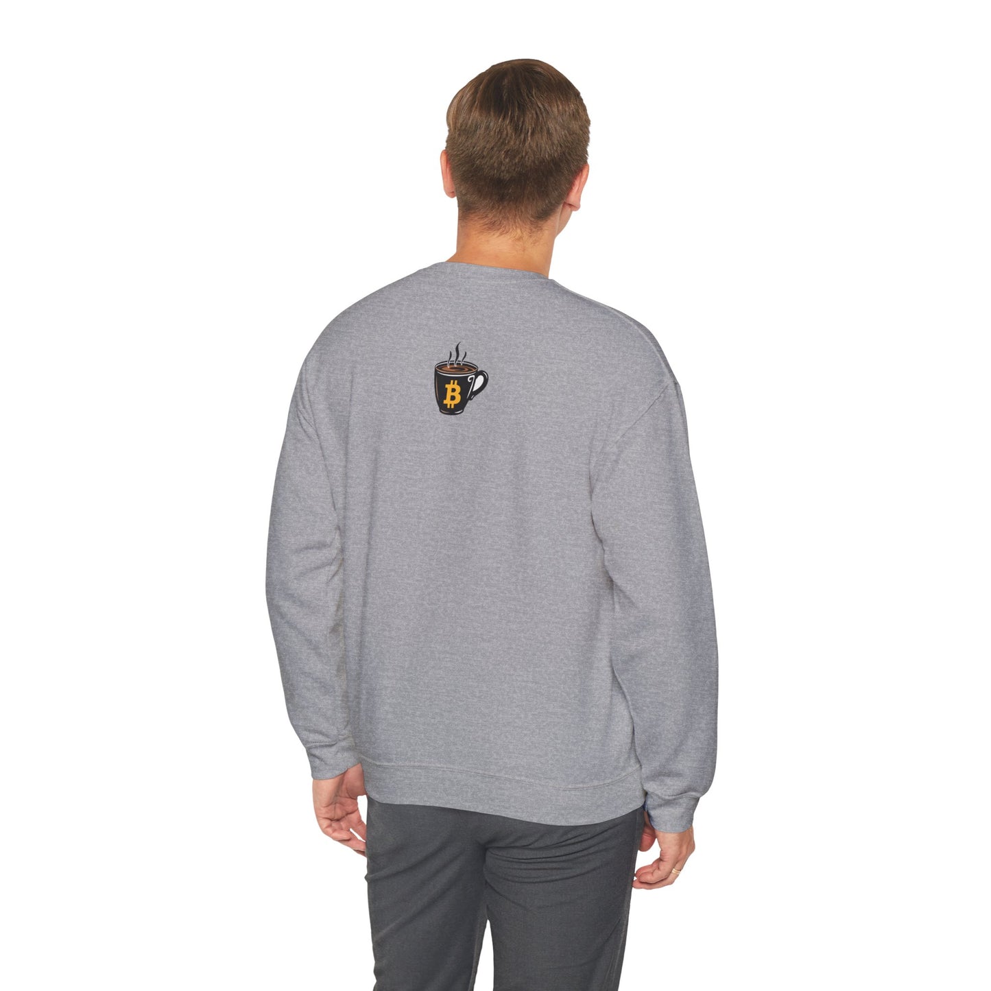 Crypto Coffee Repeat Sweatshirt - Unisex Heavy Blend™ Crewneck