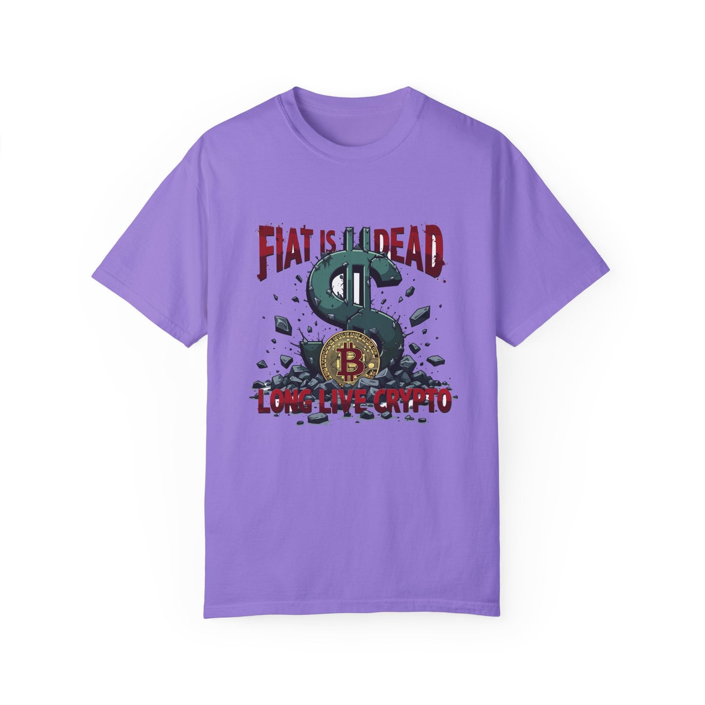 Crypto Enthusiast T-shirt - Fiat is Dead Long Live Crypto