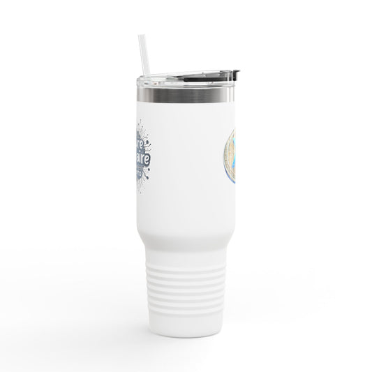 XRP Insulated Travel Mug | 40oz Durable Coffee Cup for Adventurers | Perfect for Hot & Cold Beverages