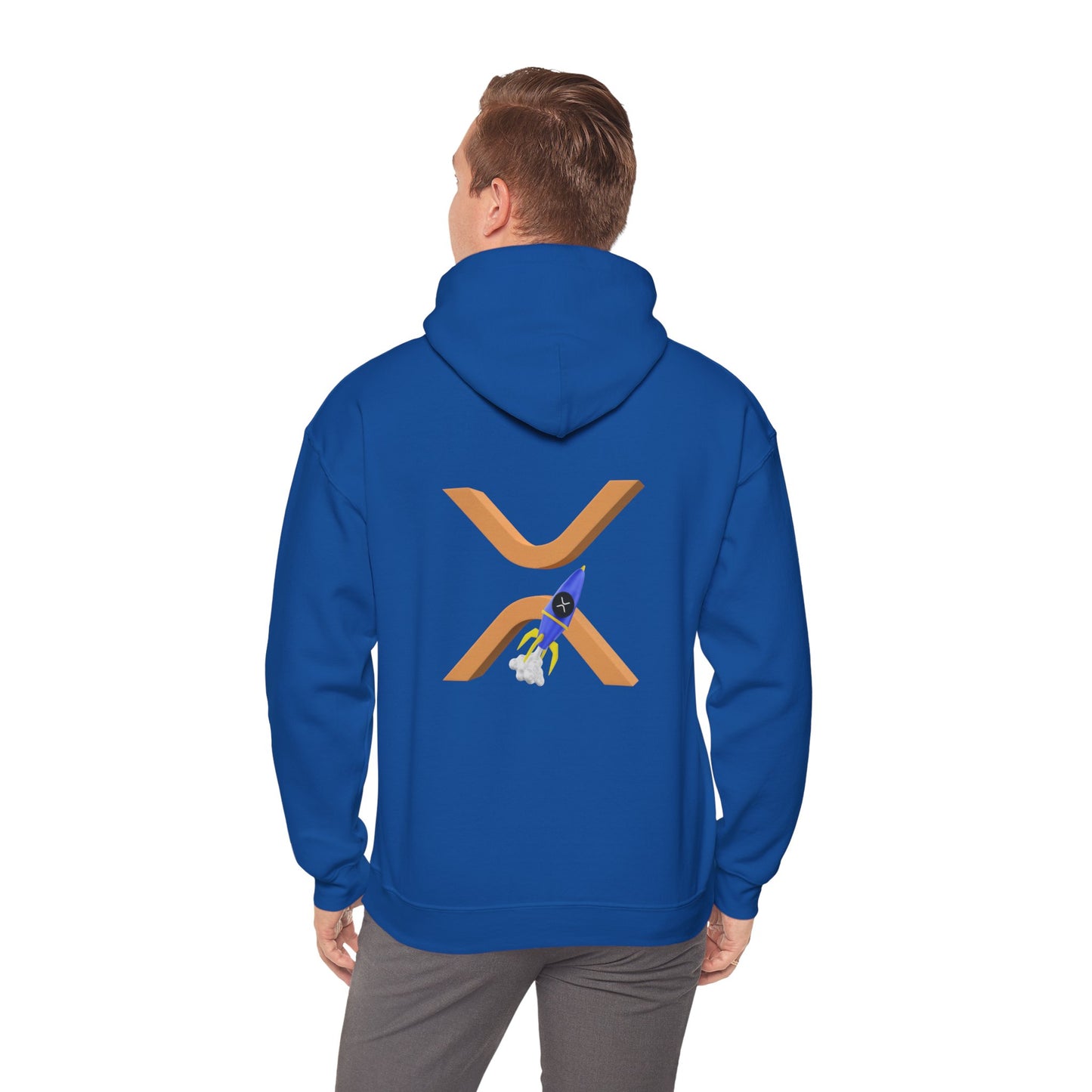 Rocket Launch Unisex Heavy Blend Hoodie - Perfect for Space Enthusiasts and Everyday Comfort