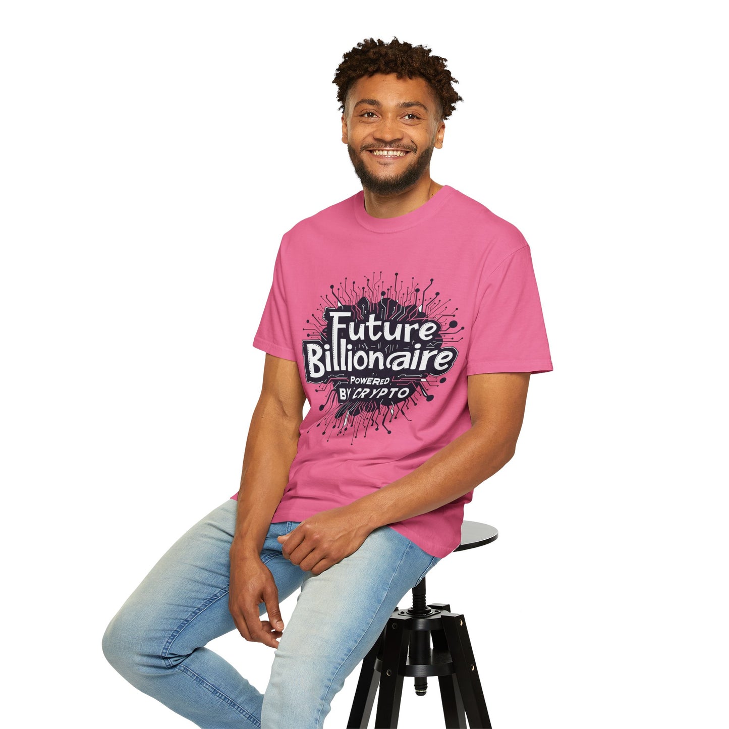 Future Billionaire By Crypto Unisex Garment-Dyed