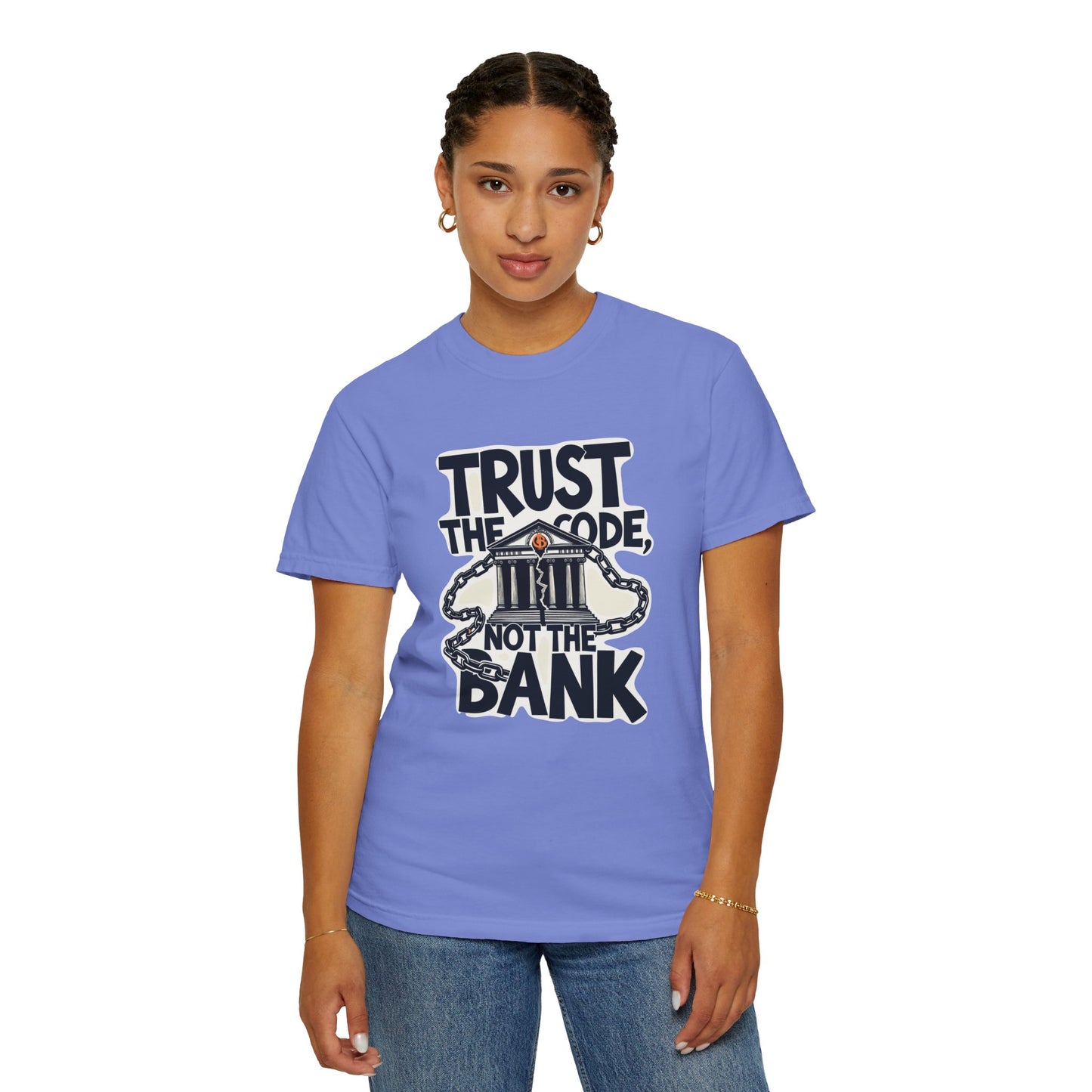 T-Shirt Trust the Code Not the Bank