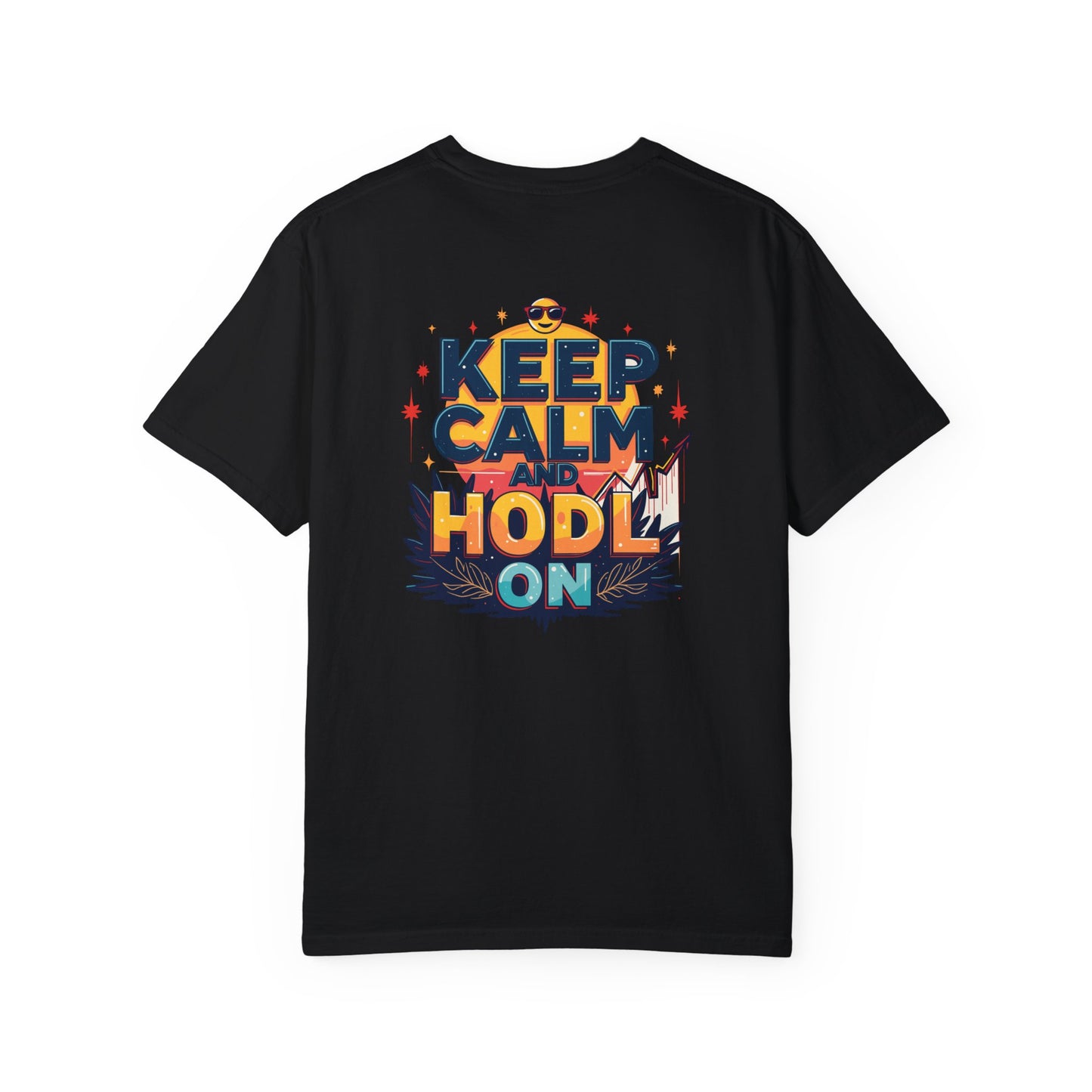 Bitcoin Keep Calm and Hold Unisex T-shirt, Cryptocurrency Tee, HODL Shirt, Funny BTC Gift, Crypto Merch