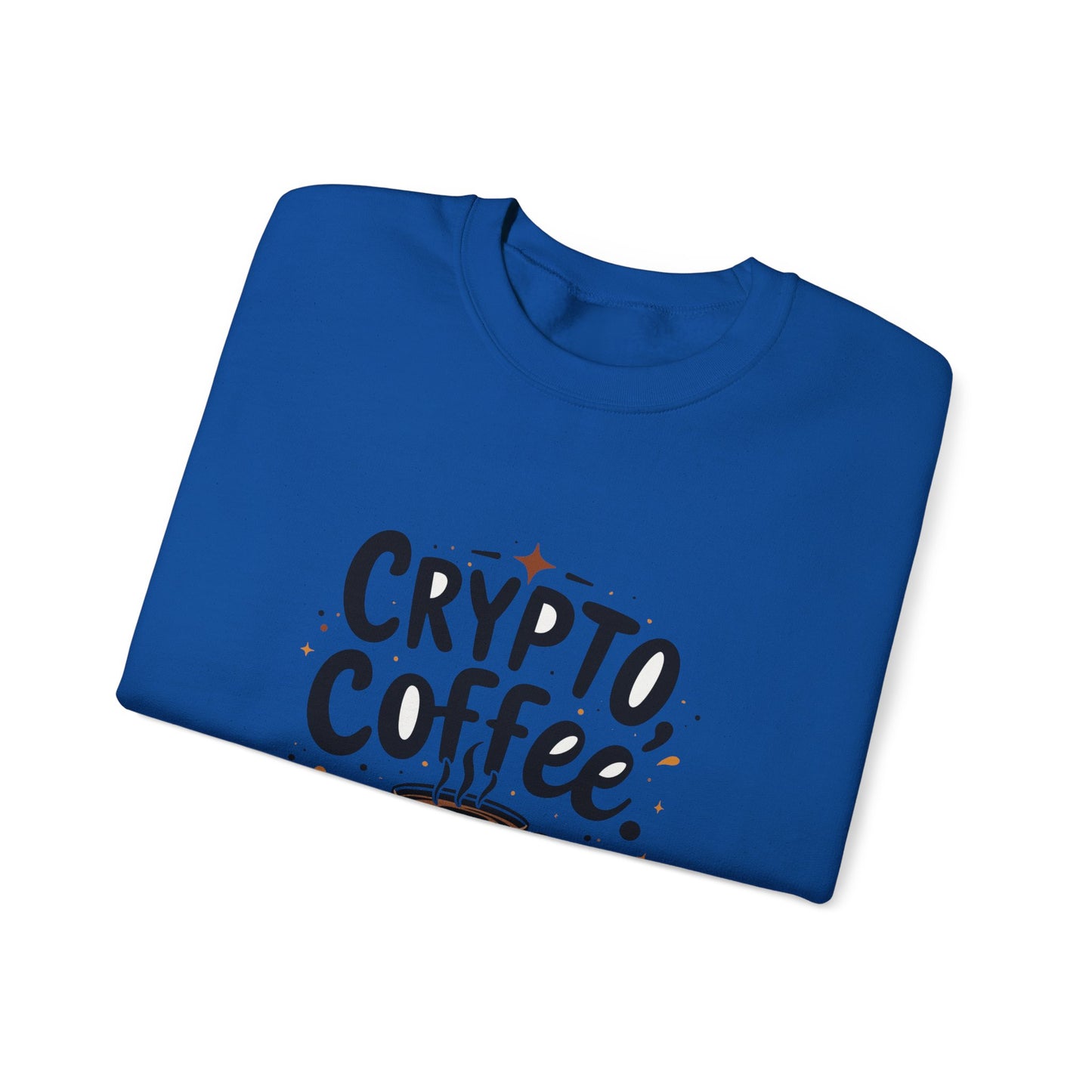 Crypto Coffee Repeat Sweatshirt - Unisex Heavy Blend™ Crewneck