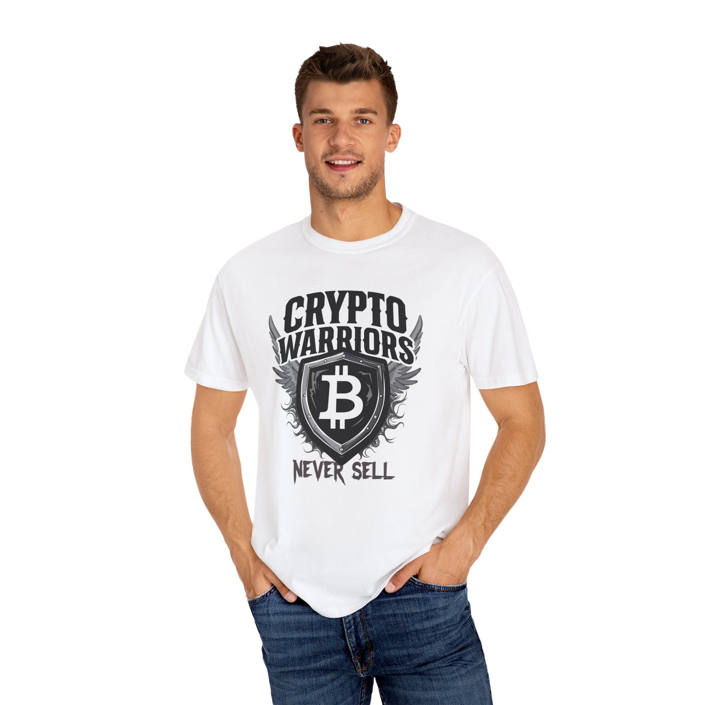 Bitcoin Warriors Unisex T-shirt, Cryptocurrency Tee, Crypto Enthusiast Shirt, Digital Currency Top, Blockchain Apparel