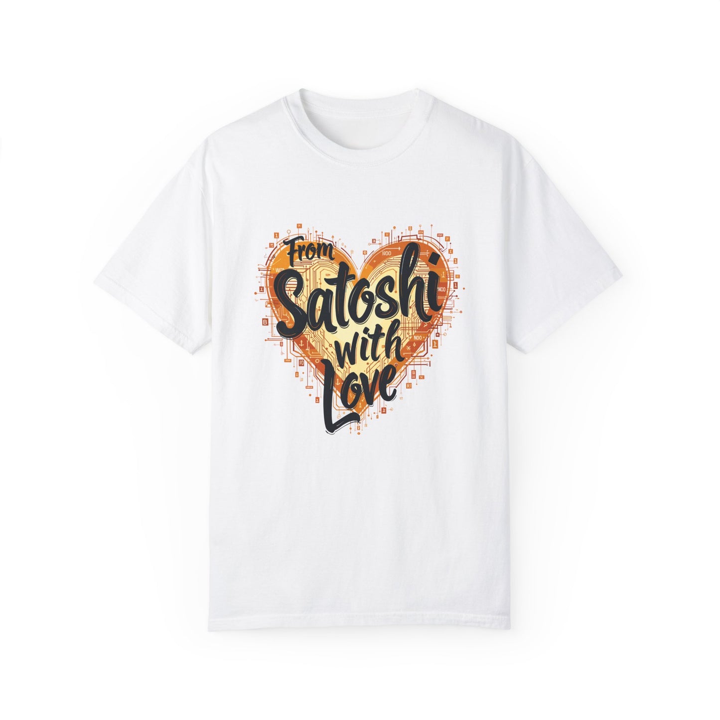 Bitcoin Satoshi Love Unisex Shirt, Cryptocurrency Tee, Crypto HODL T-shirt, Blockchain Gift, Digital Currency Apparel