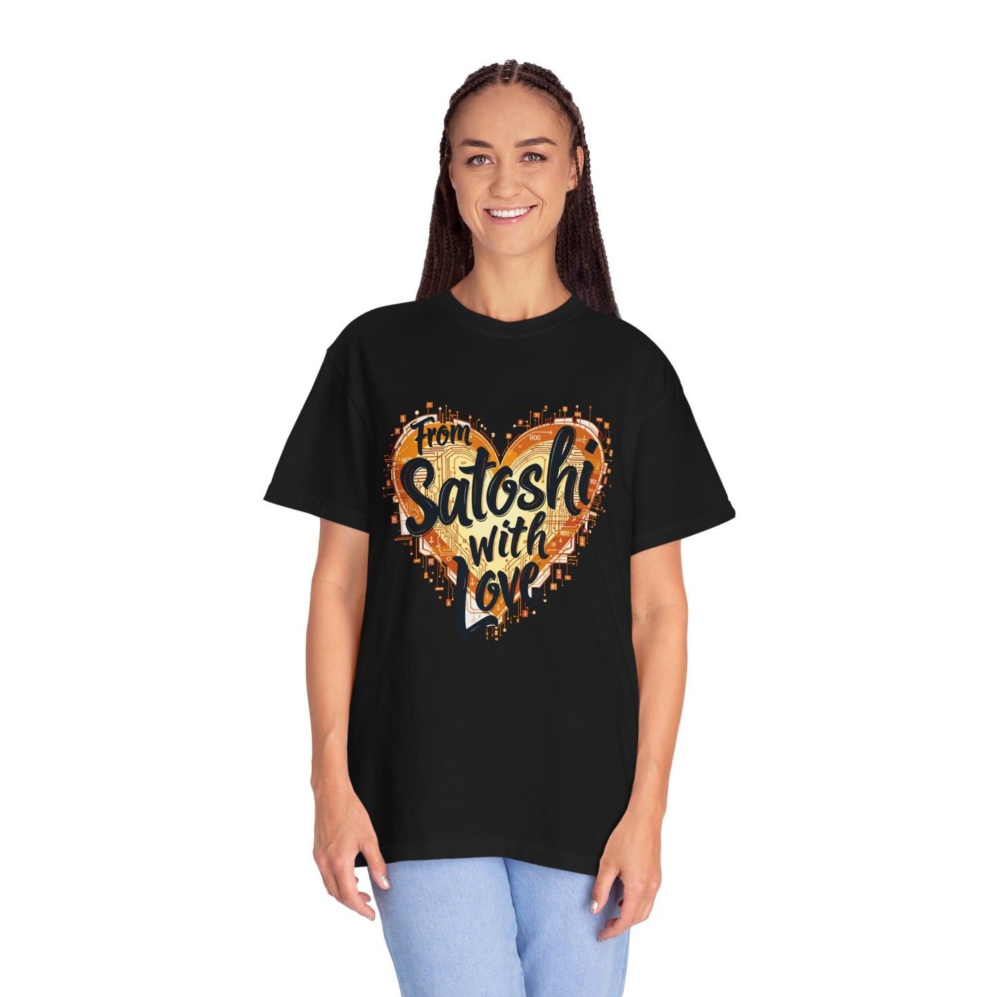 Bitcoin Satoshi Love Unisex Shirt, Cryptocurrency Tee, Crypto HODL T-shirt, Blockchain Gift, Digital Currency Apparel