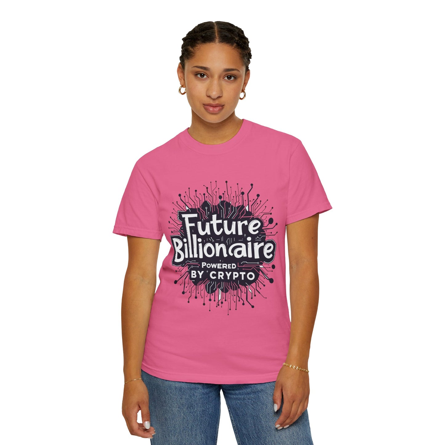 Future Billionaire By Crypto Unisex Garment-Dyed