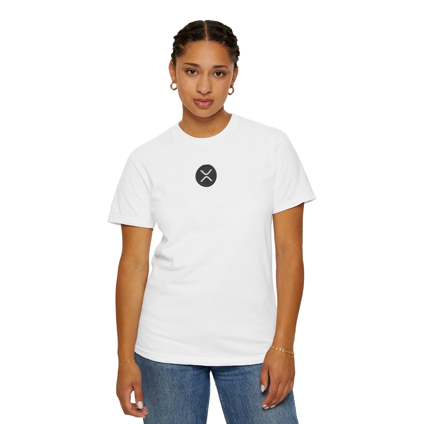 XRP Cryptocurrency Unisex Garment-Dyed T-shirt, Ripple Logo Tee, Crypto Investor Gift, Digital Currency Shirt, Ripple XRP Merch, Finance