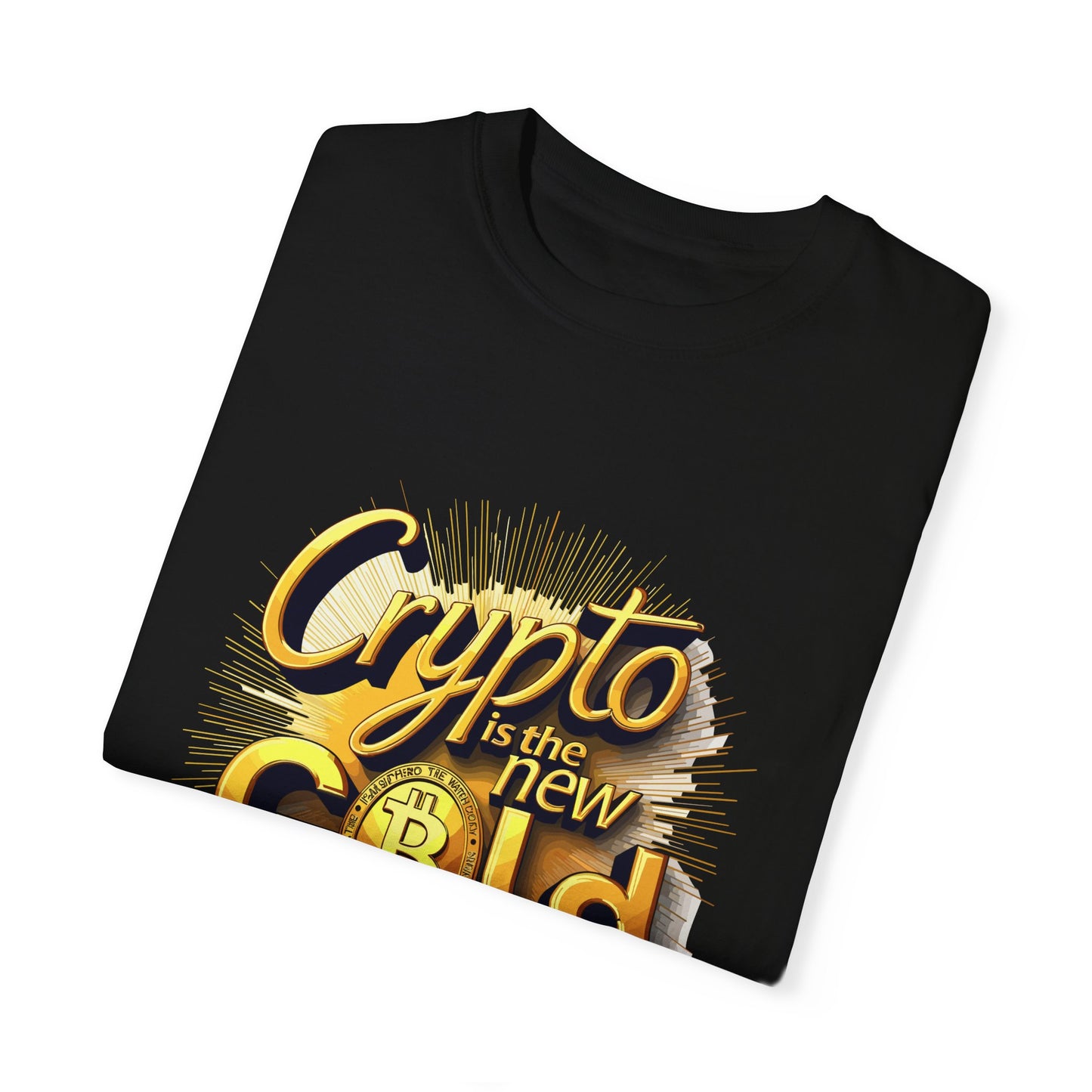 Bitcoin Crypto Gold Unisex T-shirt