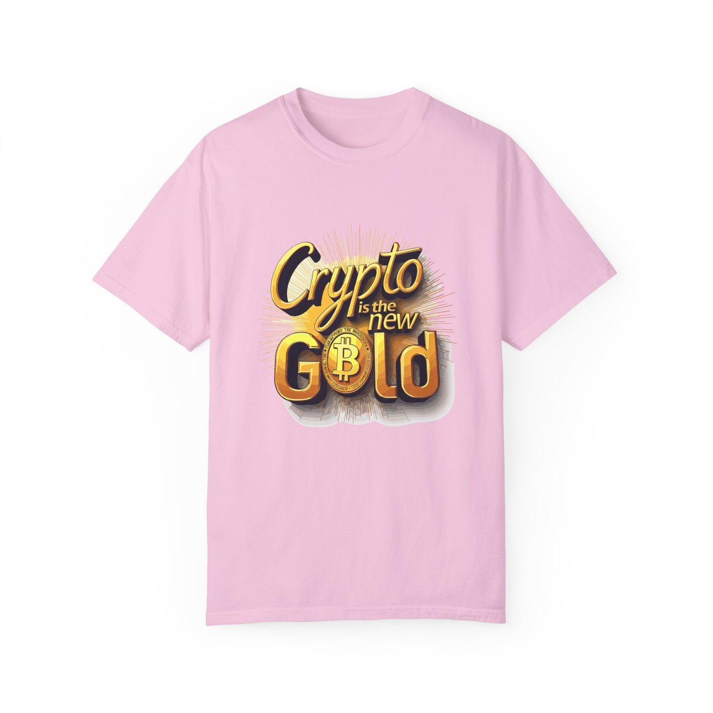 Bitcoin Crypto Gold Unisex T-shirt