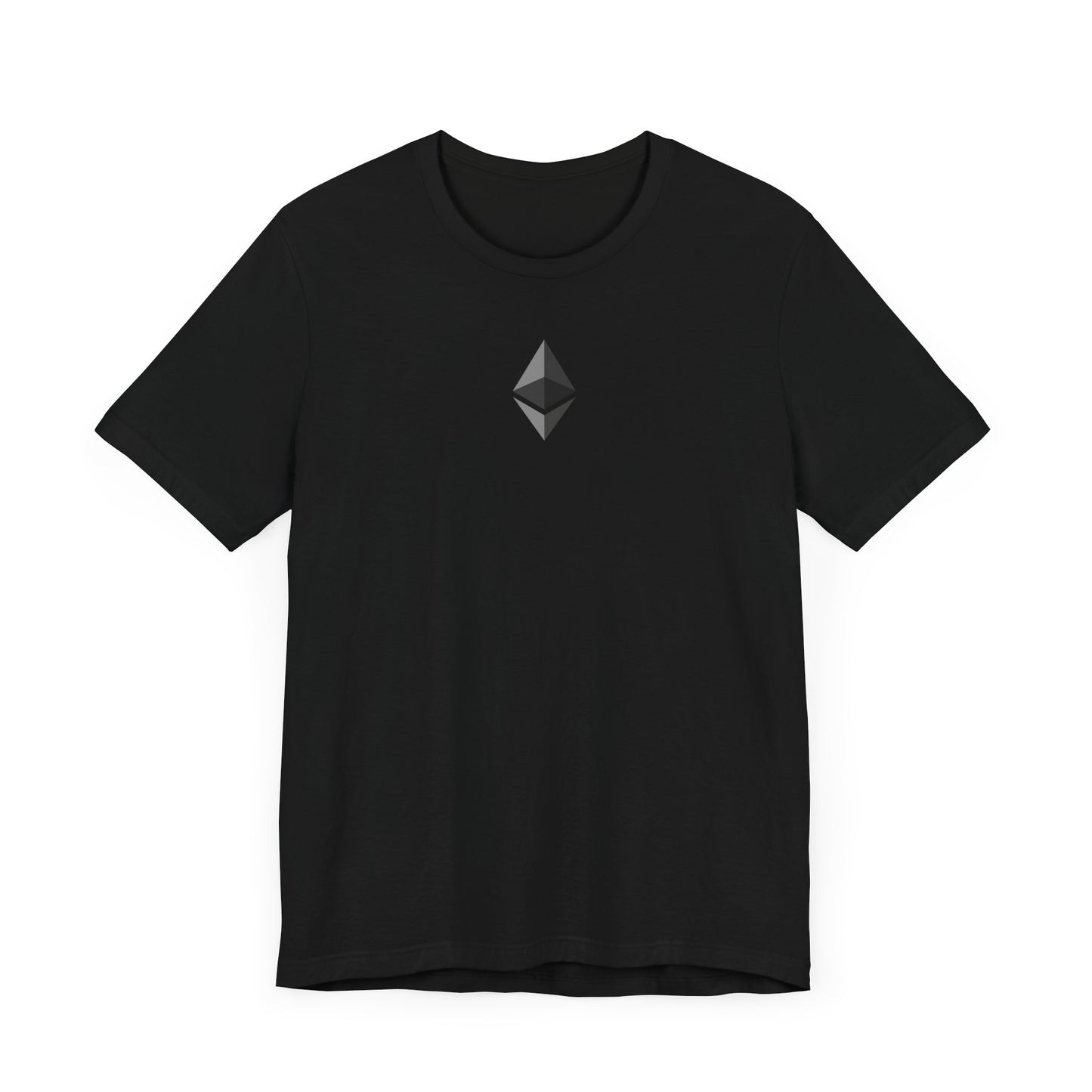 Ethereum T-Shirt, Crypto Tee Shirt, Blockchain Short Sleeve Top, Programmer Gift, Cryptocurrency Clothing, Gift for Tech Enthusiast