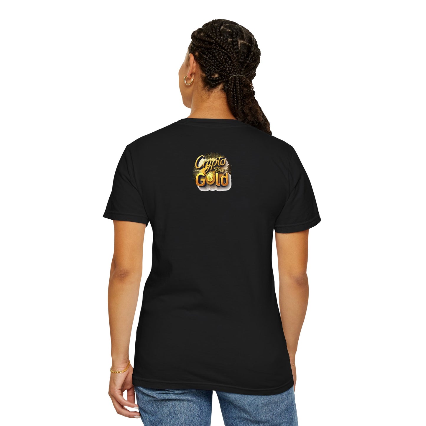 Bitcoin Crypto Gold Unisex T-shirt