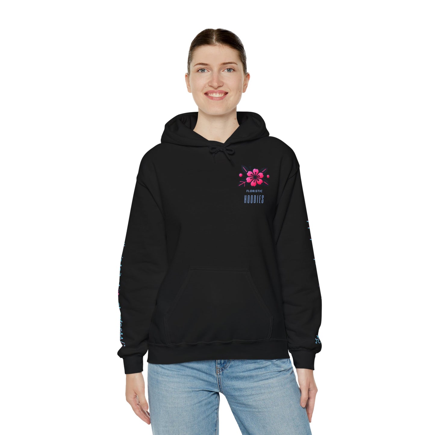 Floristic Hoodies - Stay Cozy and Bold Unisex Hooded Sweatshirt