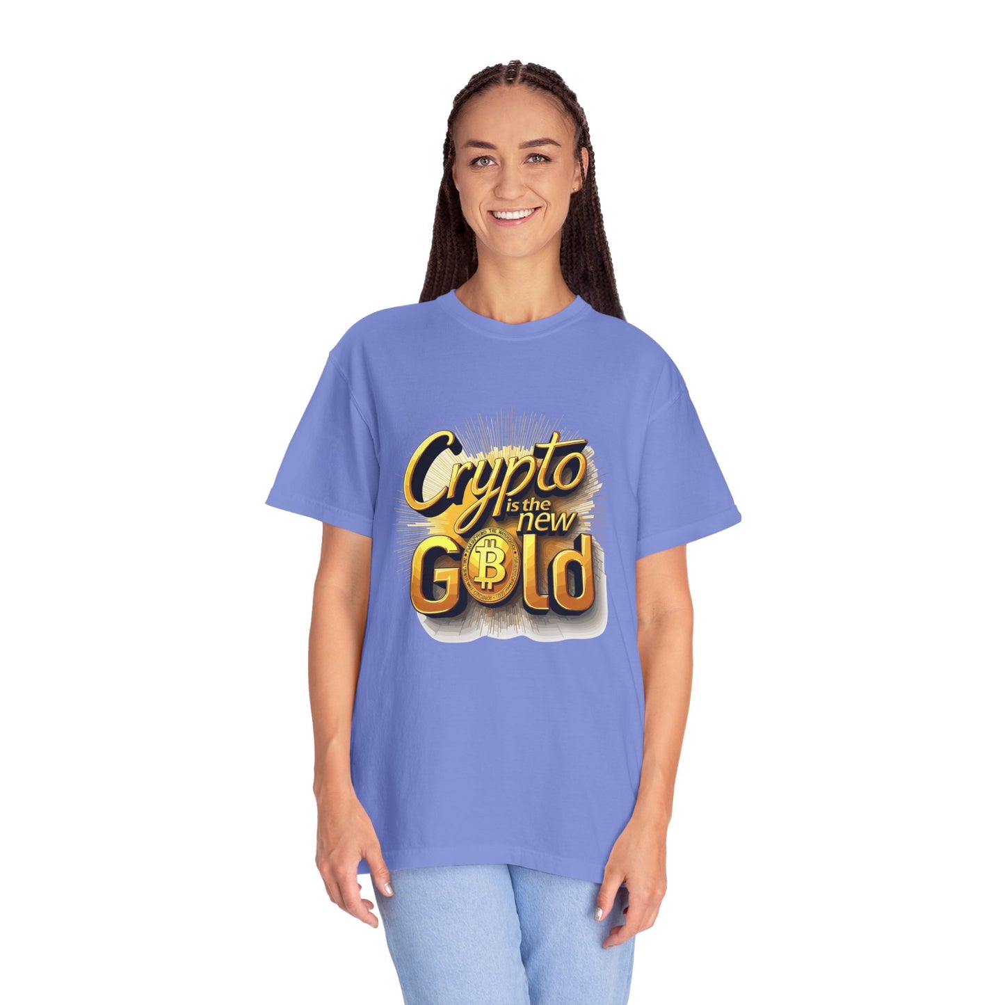 Bitcoin Crypto Gold Unisex T-shirt