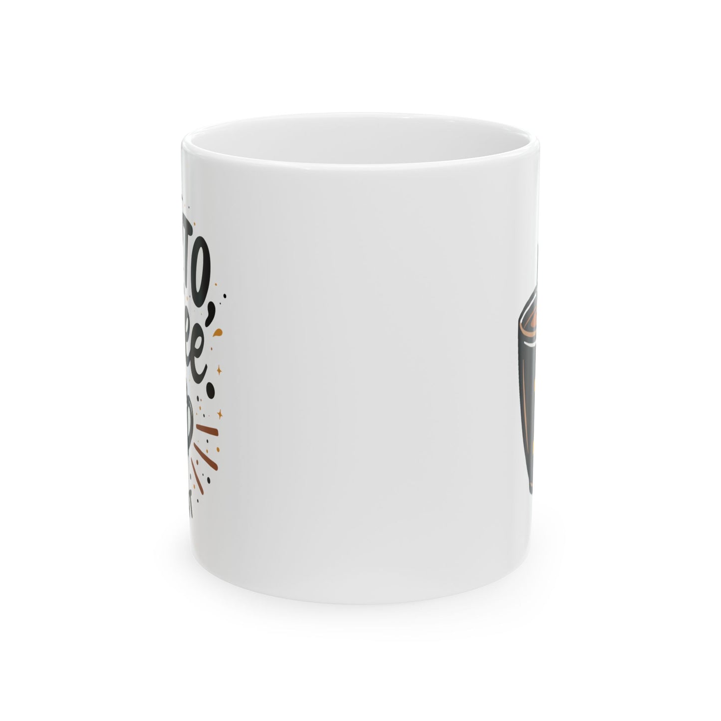 Creative Coffee Lover Ceramic Mug - 11oz & 15oz