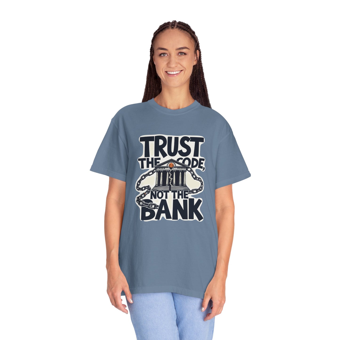 T-Shirt Trust the Code Not the Bank