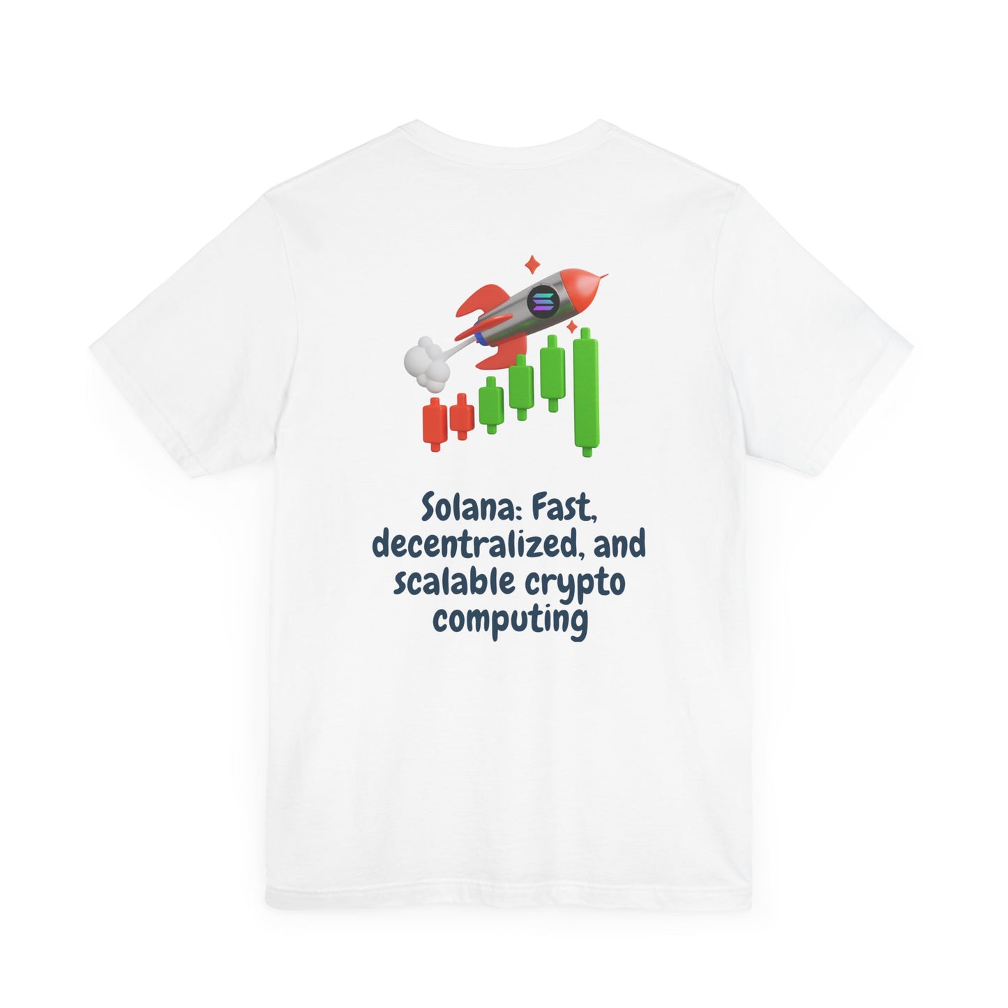 Solana Blockchain Tee, Unisex Jersey Short Sleeve Shirt, Crypto Gift, Decentralized Computing Top