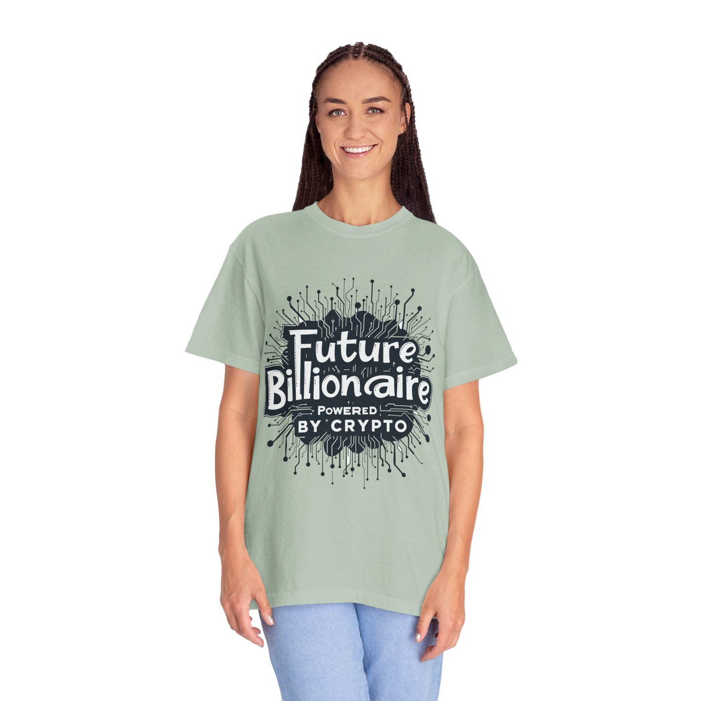 Future Billionaire By Crypto Unisex Garment-Dyed