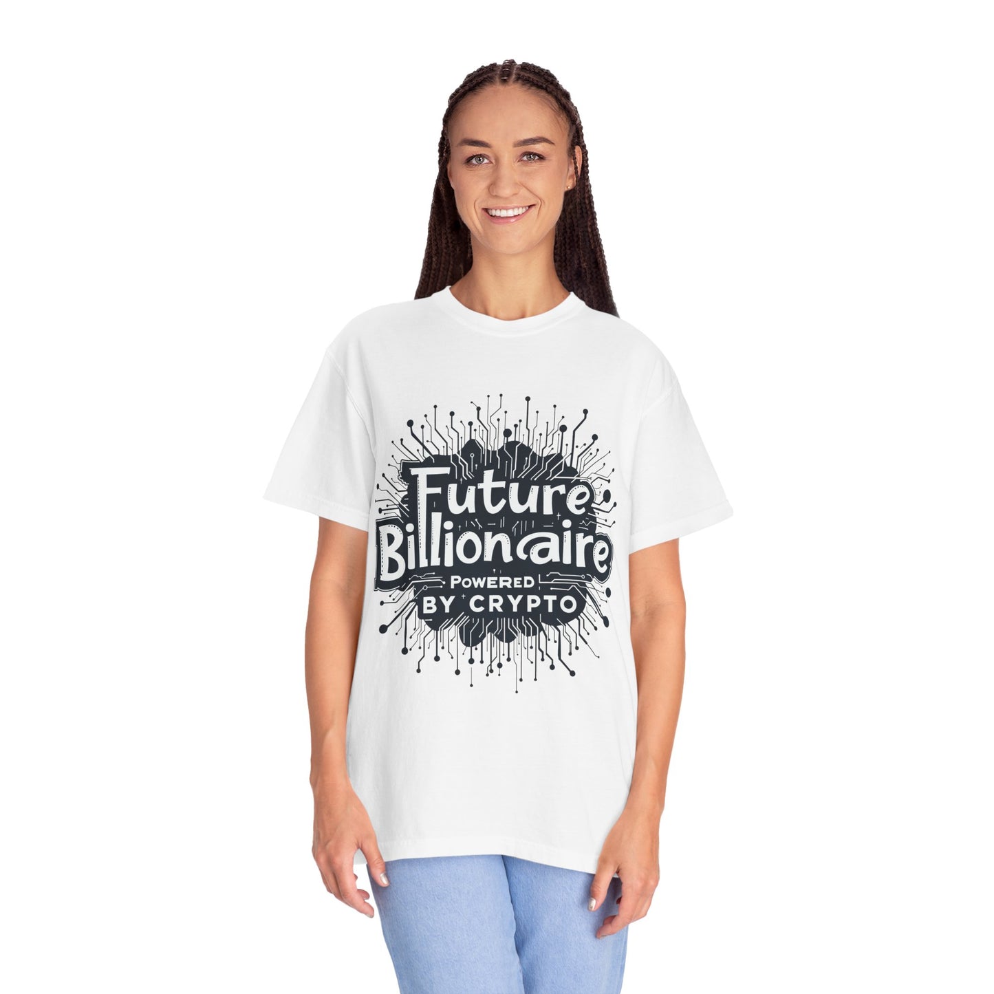 Future Billionaire By Crypto Unisex Garment-Dyed