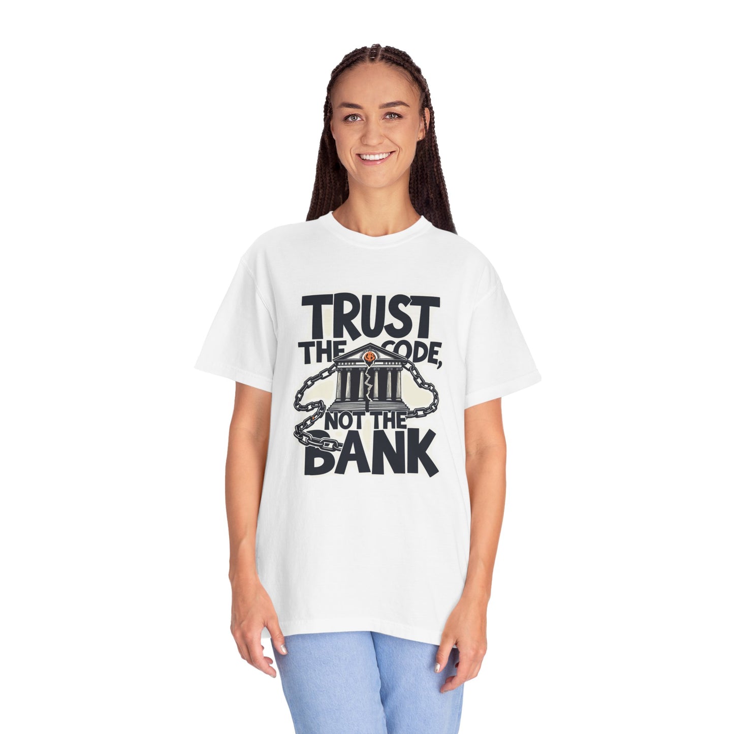 T-Shirt Trust the Code Not the Bank