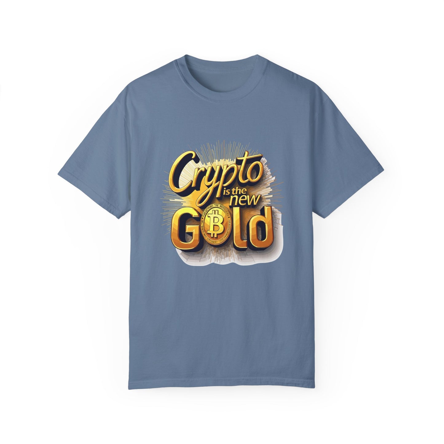 Bitcoin Crypto Gold Unisex T-shirt