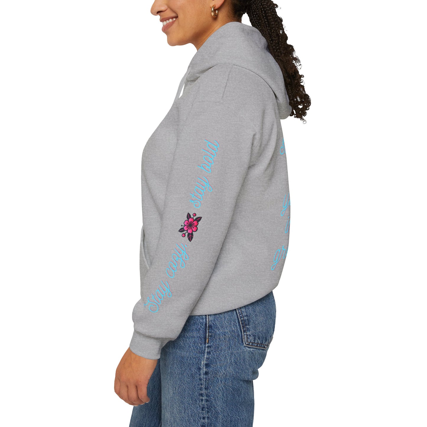 Floristic Hoodies - Stay Cozy and Bold Unisex Hooded Sweatshirt