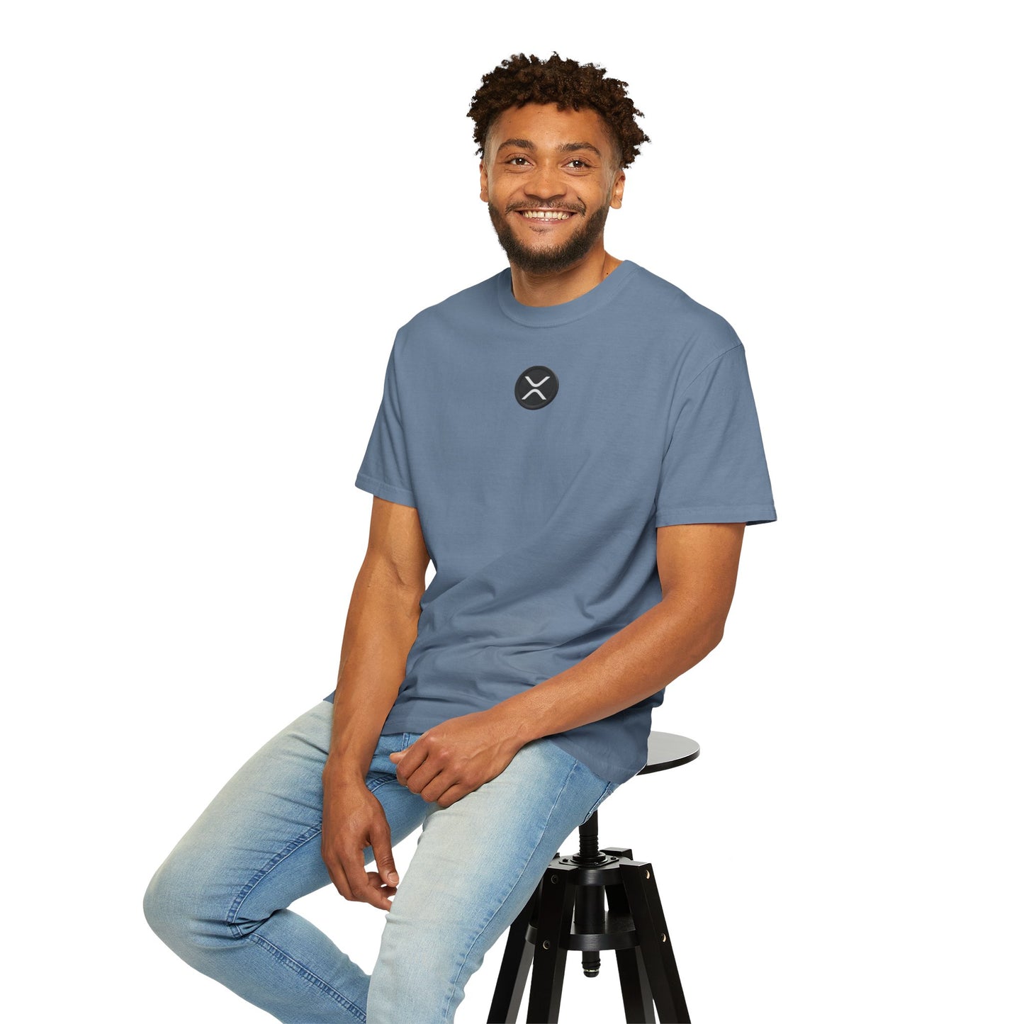 XRP Cryptocurrency Unisex Garment-Dyed T-shirt, Ripple Logo Tee, Crypto Investor Gift, Digital Currency Shirt, Ripple XRP Merch, Finance