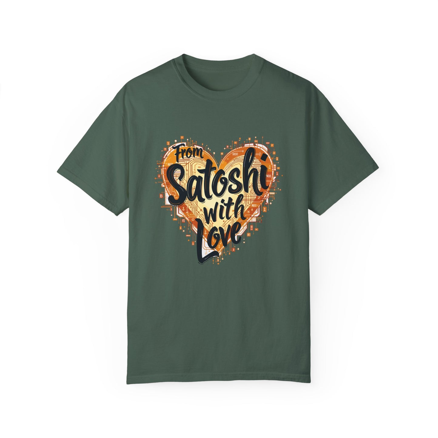 Bitcoin Satoshi Love Unisex Shirt, Cryptocurrency Tee, Crypto HODL T-shirt, Blockchain Gift, Digital Currency Apparel