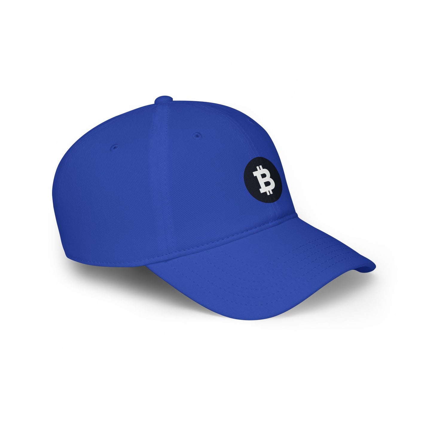 Bitcoin Low Profile Baseball Cap - Casual Red Hat for Cryptocurrency Enthusiasts