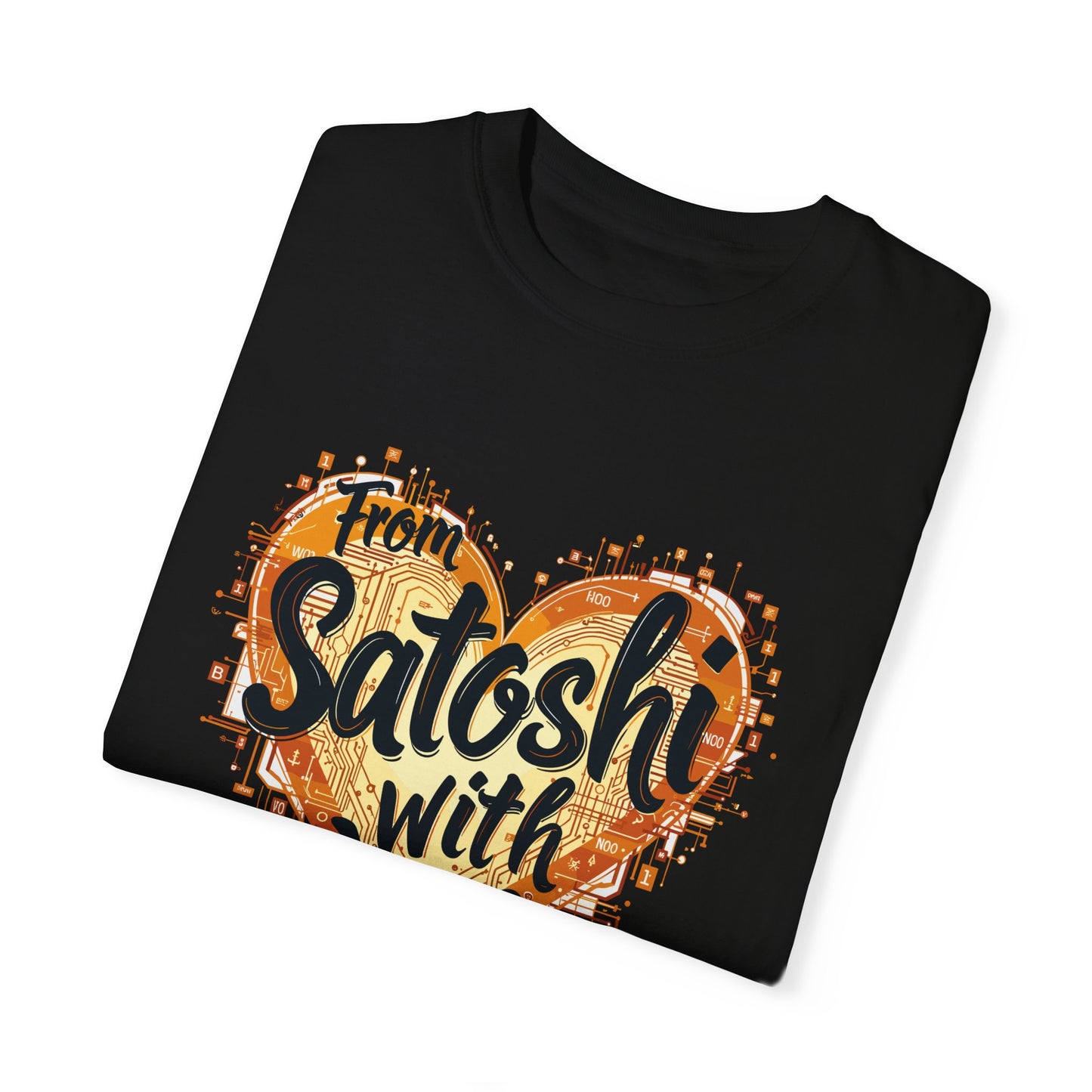 Bitcoin Satoshi Love Unisex Shirt, Cryptocurrency Tee, Crypto HODL T-shirt, Blockchain Gift, Digital Currency Apparel