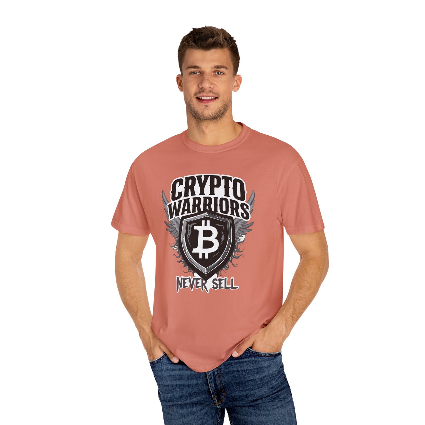 Bitcoin Warriors Unisex T-shirt, Cryptocurrency Tee, Crypto Enthusiast Shirt, Digital Currency Top, Blockchain Apparel