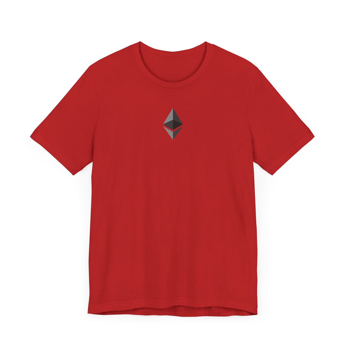 Ethereum T-Shirt, Crypto Tee Shirt, Blockchain Short Sleeve Top, Programmer Gift, Cryptocurrency Clothing, Gift for Tech Enthusiast