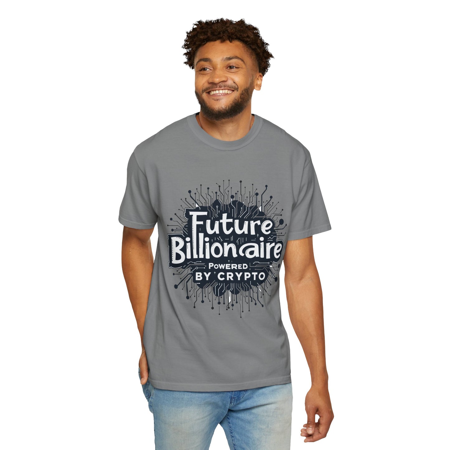 Future Billionaire By Crypto Unisex Garment-Dyed