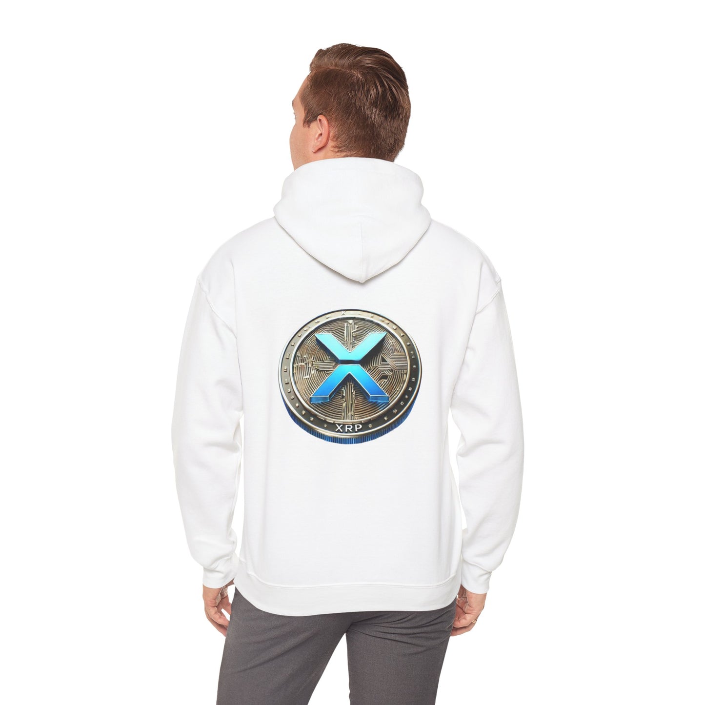 Unisex Heavy Blend™ XRP Hoodie - Cryptocurrency Inspired Sweatshirt for Blockchain Enthusiasts