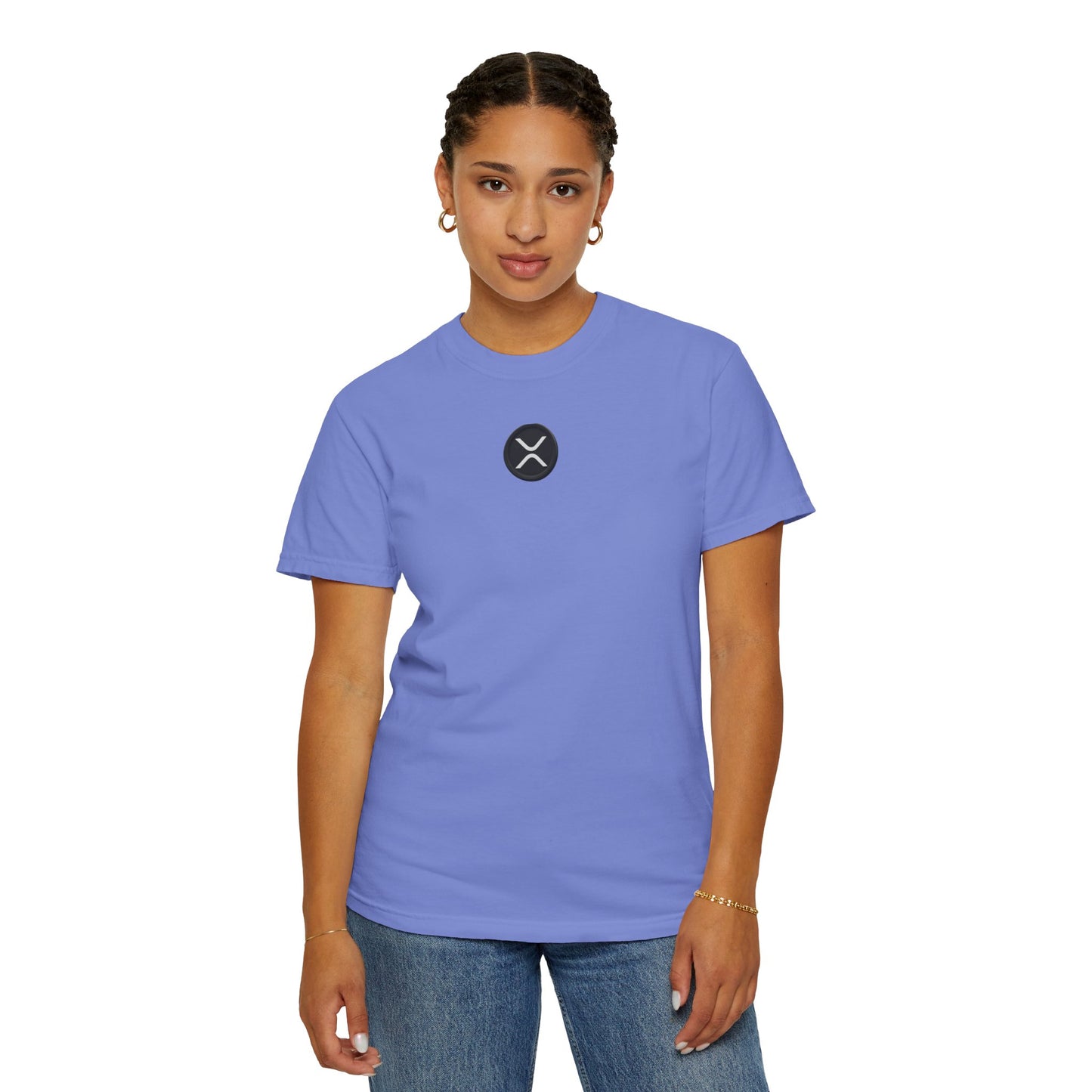 XRP Cryptocurrency Unisex Garment-Dyed T-shirt, Ripple Logo Tee, Crypto Investor Gift, Digital Currency Shirt, Ripple XRP Merch, Finance