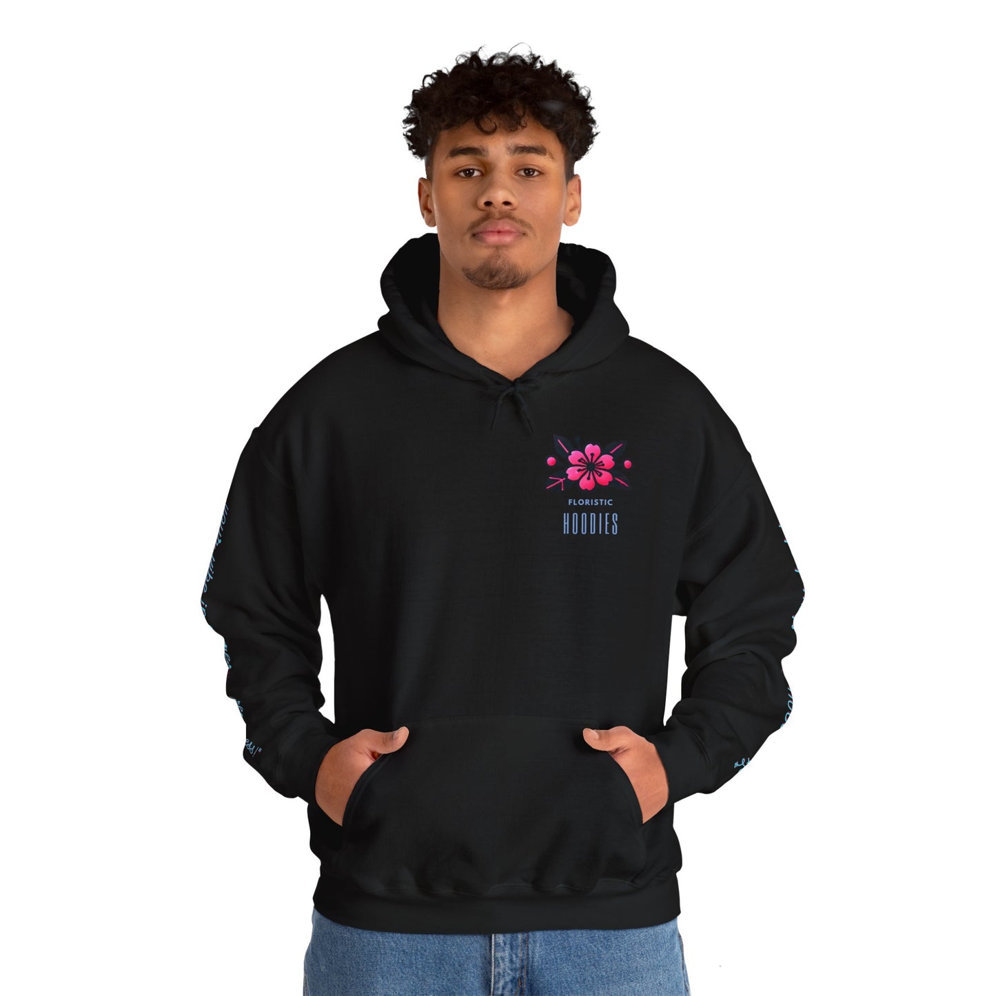 Floristic Hoodies - Stay Cozy and Bold Unisex Hooded Sweatshirt