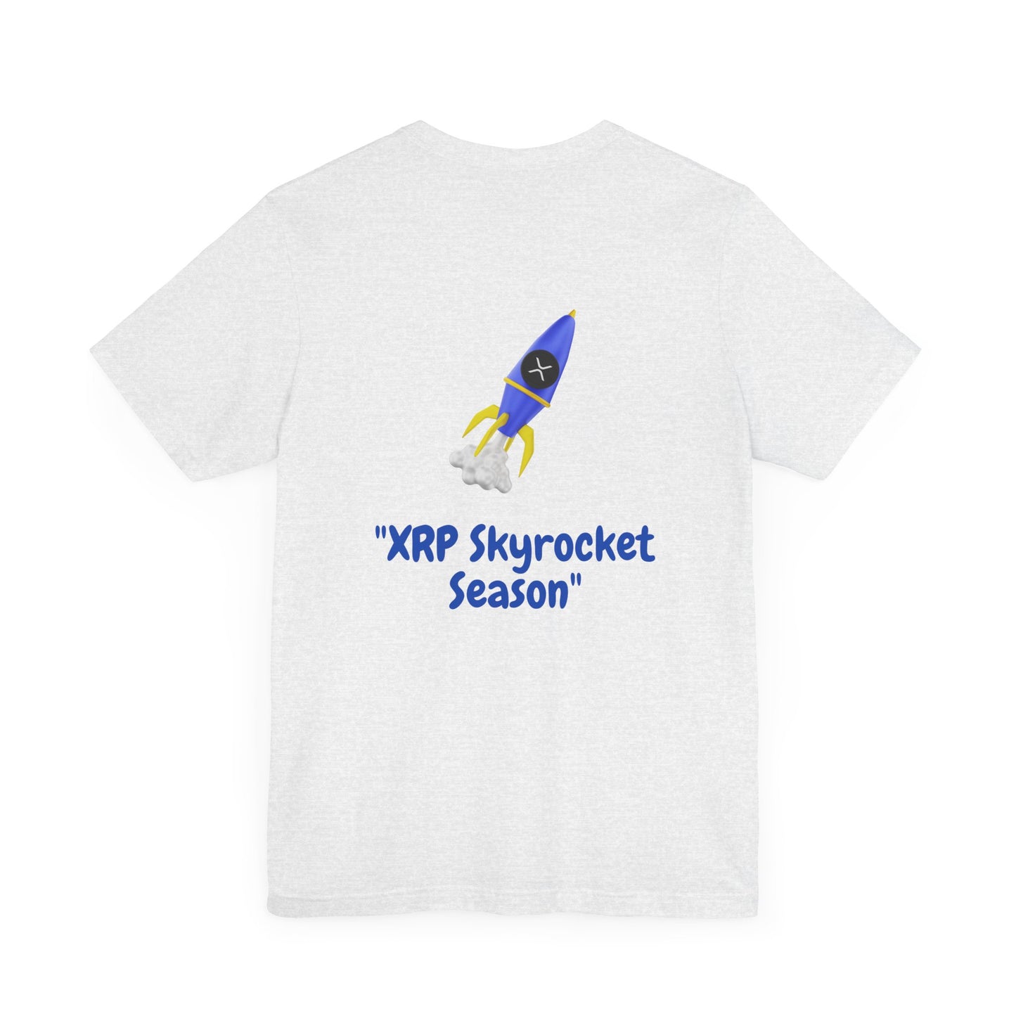 XRP Sky Rocket Unisex Tee, Crypto Currency Shirt, Beginning of New World Top, Finance Market T-Shirt, Digital Money Gift, Trading Gift Shirt