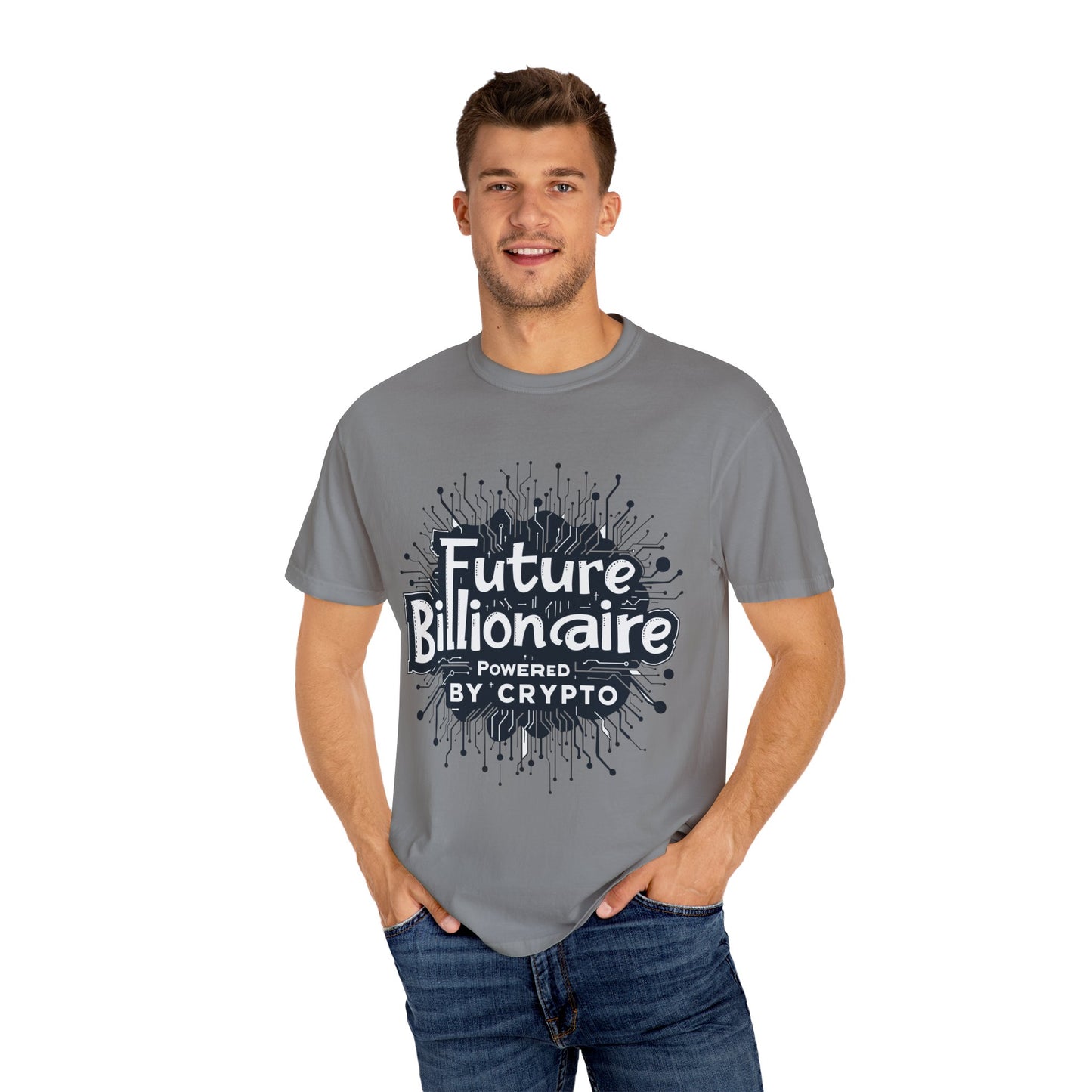 Future Billionaire By Crypto Unisex Garment-Dyed