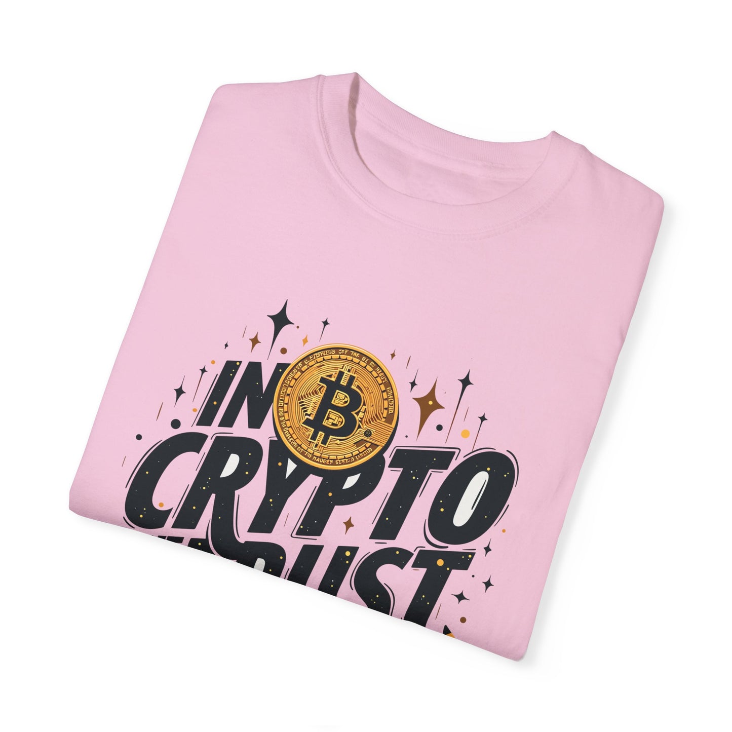 Bitcoin in crypto trust Unisex T-Shirt, Cryptocurrency Tee, Bitcoin Logo Shirt, Gift for Crypto Enthusiasts, Crypto Trader Apparel