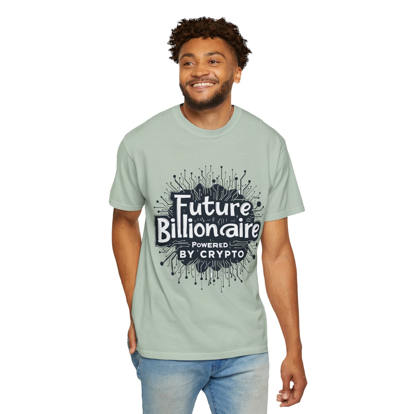 Future Billionaire By Crypto Unisex Garment-Dyed