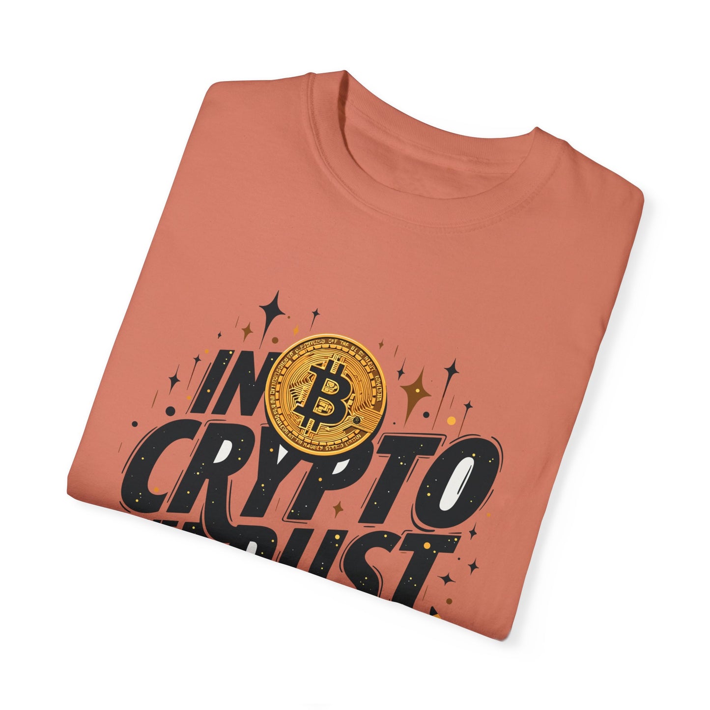 Bitcoin in crypto trust Unisex T-Shirt, Cryptocurrency Tee, Bitcoin Logo Shirt, Gift for Crypto Enthusiasts, Crypto Trader Apparel