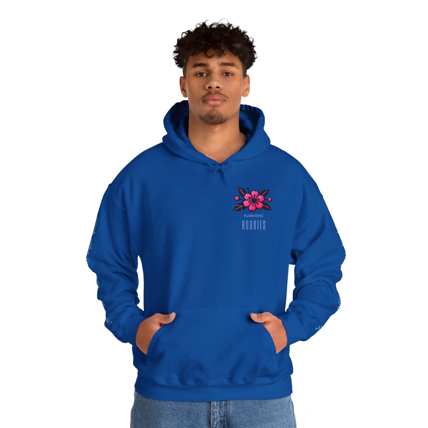 Floristic Hoodies - Stay Cozy and Bold Unisex Hooded Sweatshirt