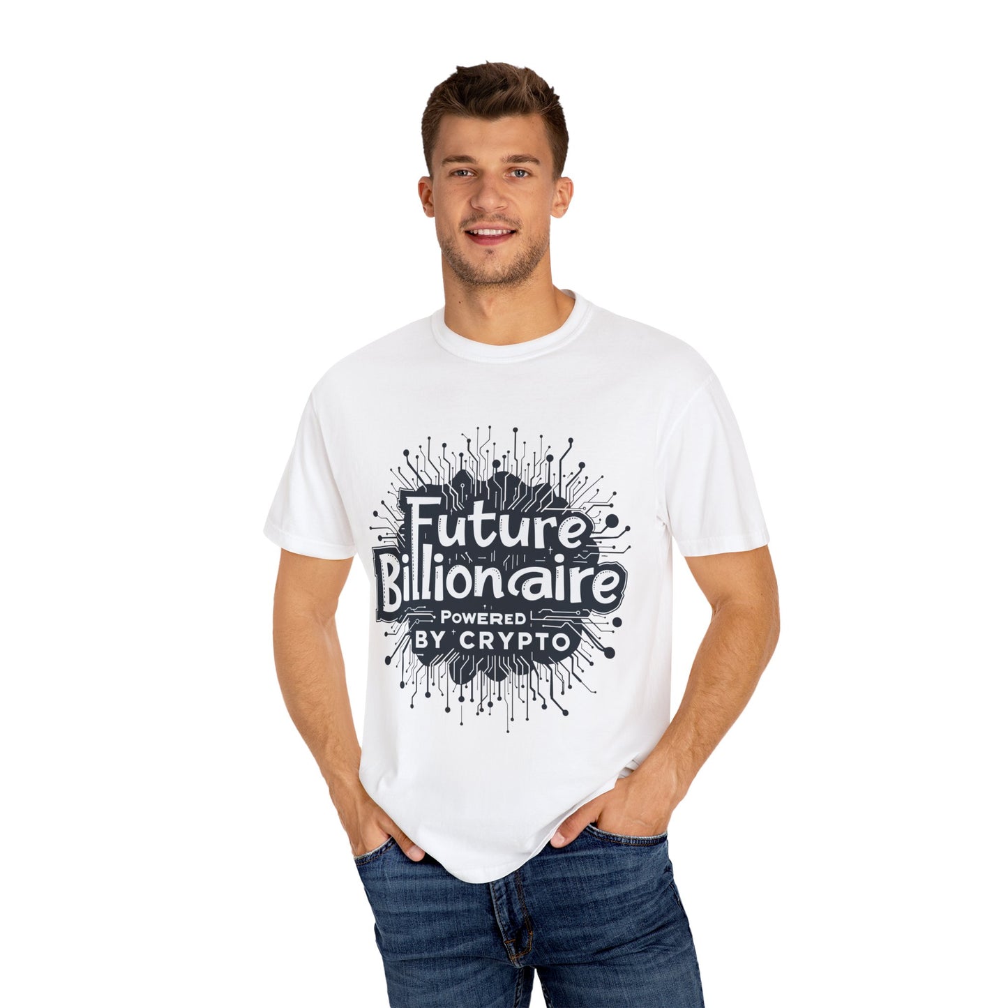 Future Billionaire By Crypto Unisex Garment-Dyed