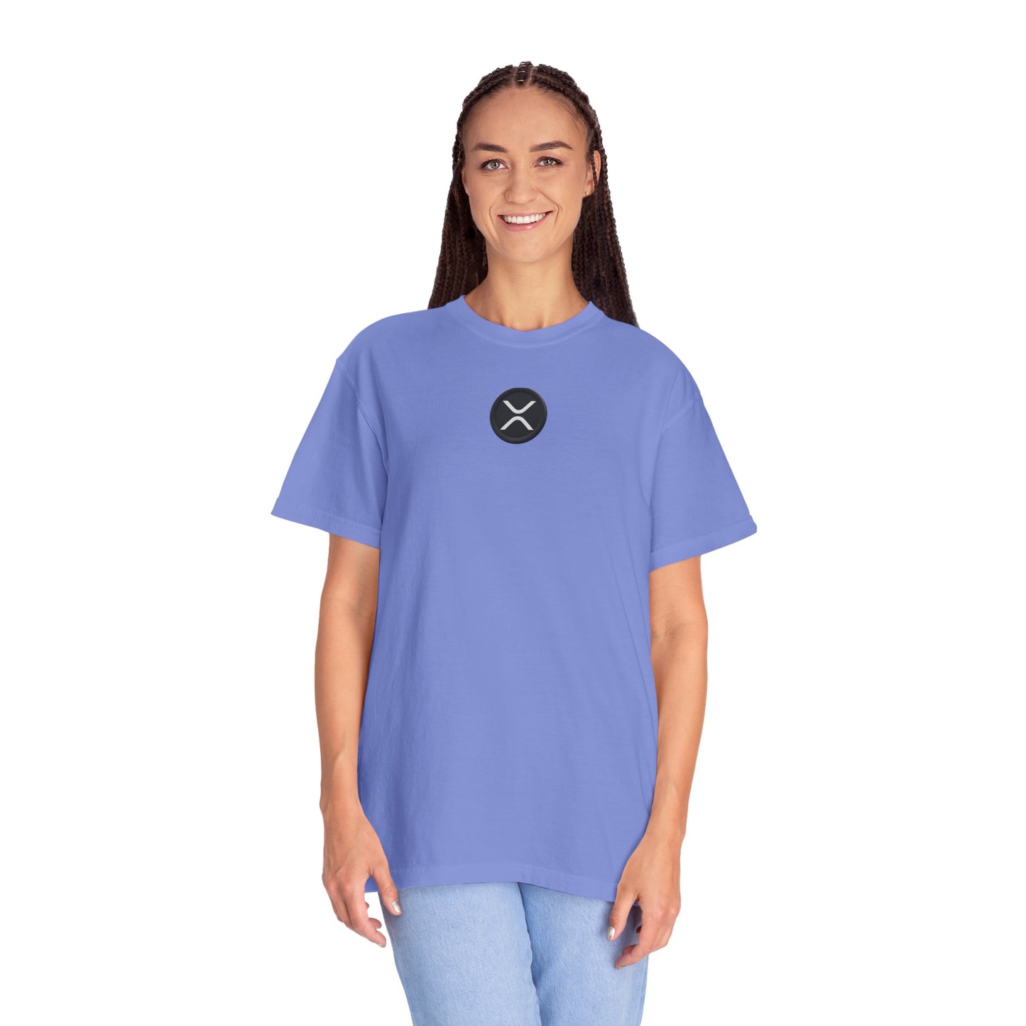 XRP Cryptocurrency Unisex Garment-Dyed T-shirt, Ripple Logo Tee, Crypto Investor Gift, Digital Currency Shirt, Ripple XRP Merch, Finance