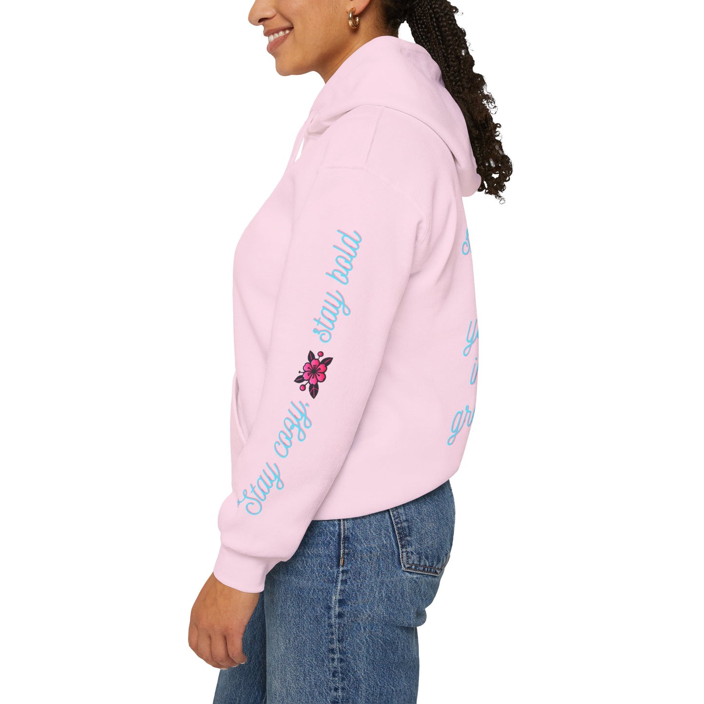 Floristic Hoodies - Stay Cozy and Bold Unisex Hooded Sweatshirt