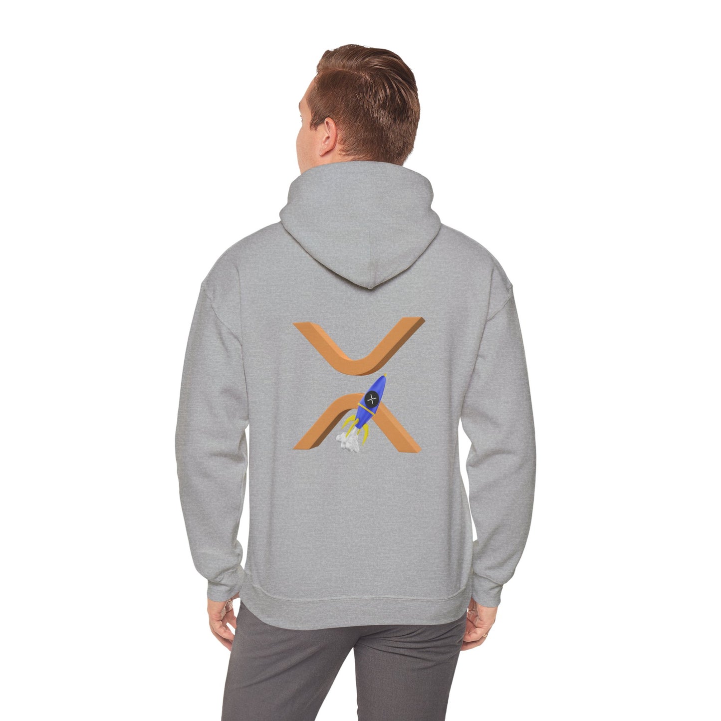 Rocket Launch Unisex Heavy Blend Hoodie - Perfect for Space Enthusiasts and Everyday Comfort