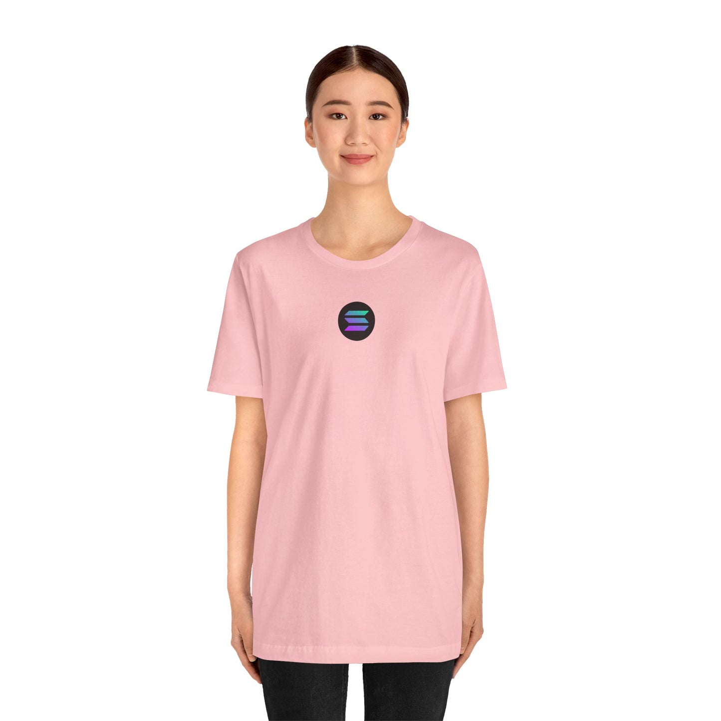 Solana Blockchain Tee, Unisex Jersey Short Sleeve Shirt, Crypto Gift, Decentralized Computing Top